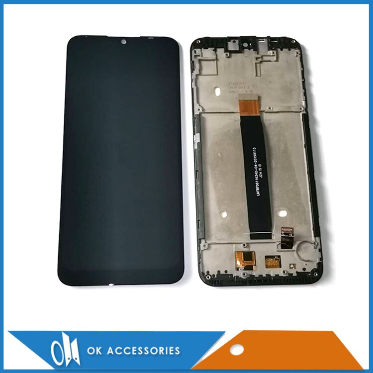 Original For motorola Moto E6 E6 Play E6 Plus LCD Display With Touch Screen Glass Sensor Digitizer Assembly: E6 Plus with frame