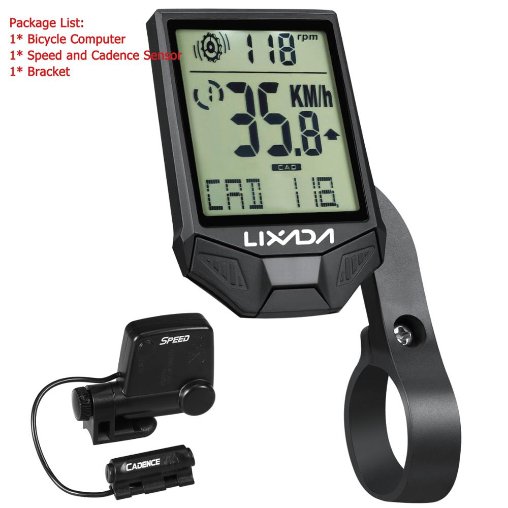 Lixada Draadloze Fietscomputer Met Hartslagsensor Waterdichte Fiets Computer Fiets Computer Snelheidsmeter Strava: Black A