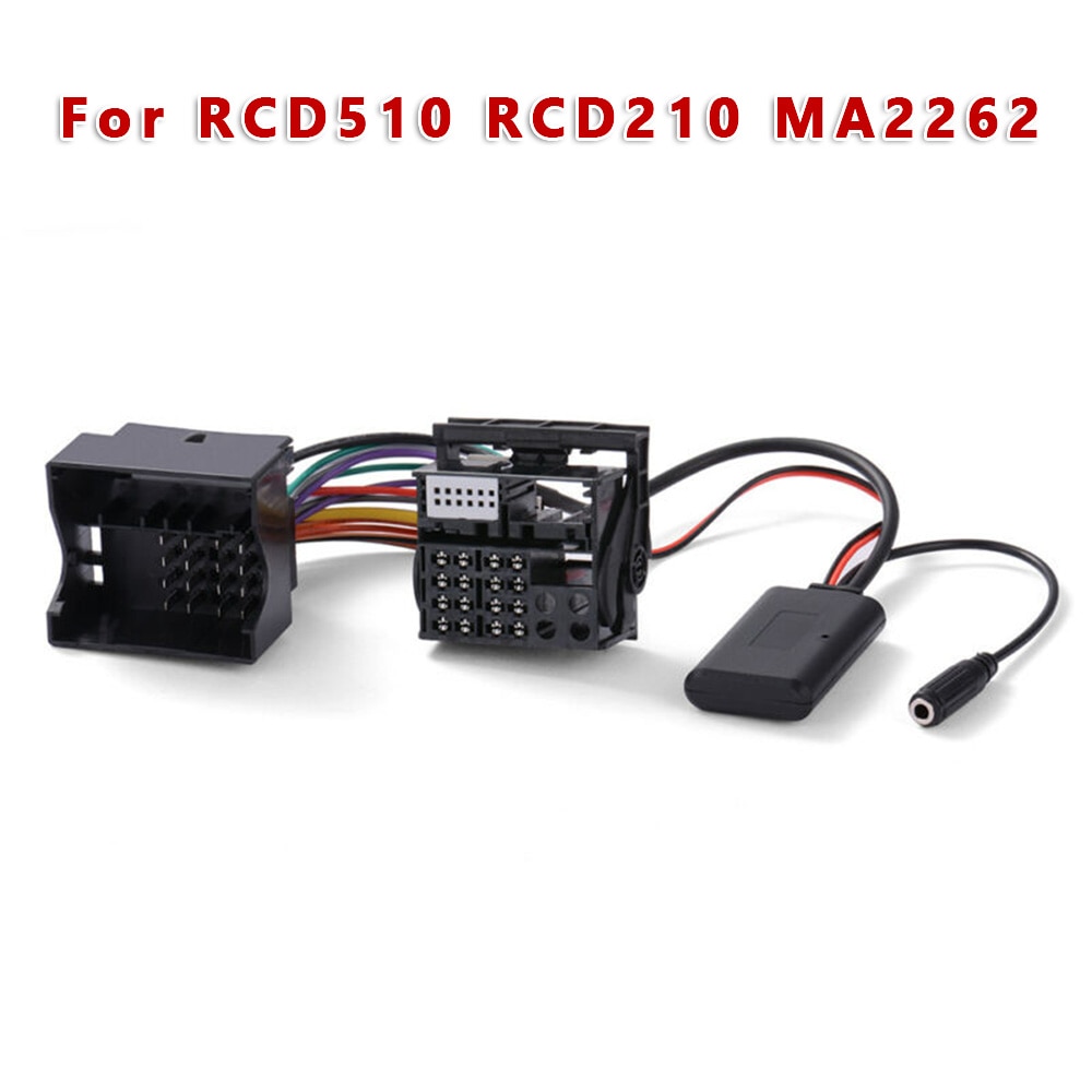 Car Accessories 1.5 Meters 5-12V Bluetooth 5.0 Module Radio AUX Receiver Cable Adapter For RCD510 RCD210 MA2262