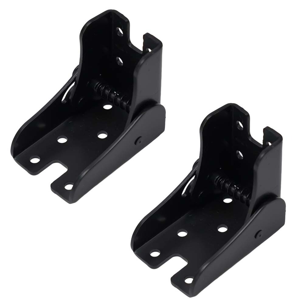 2Pcs 90 Degree Folding Gussets for Folding Legs Table Connector Corrosion Resistance Self-Locking Hinge Smooth Surface Steel: WHITE