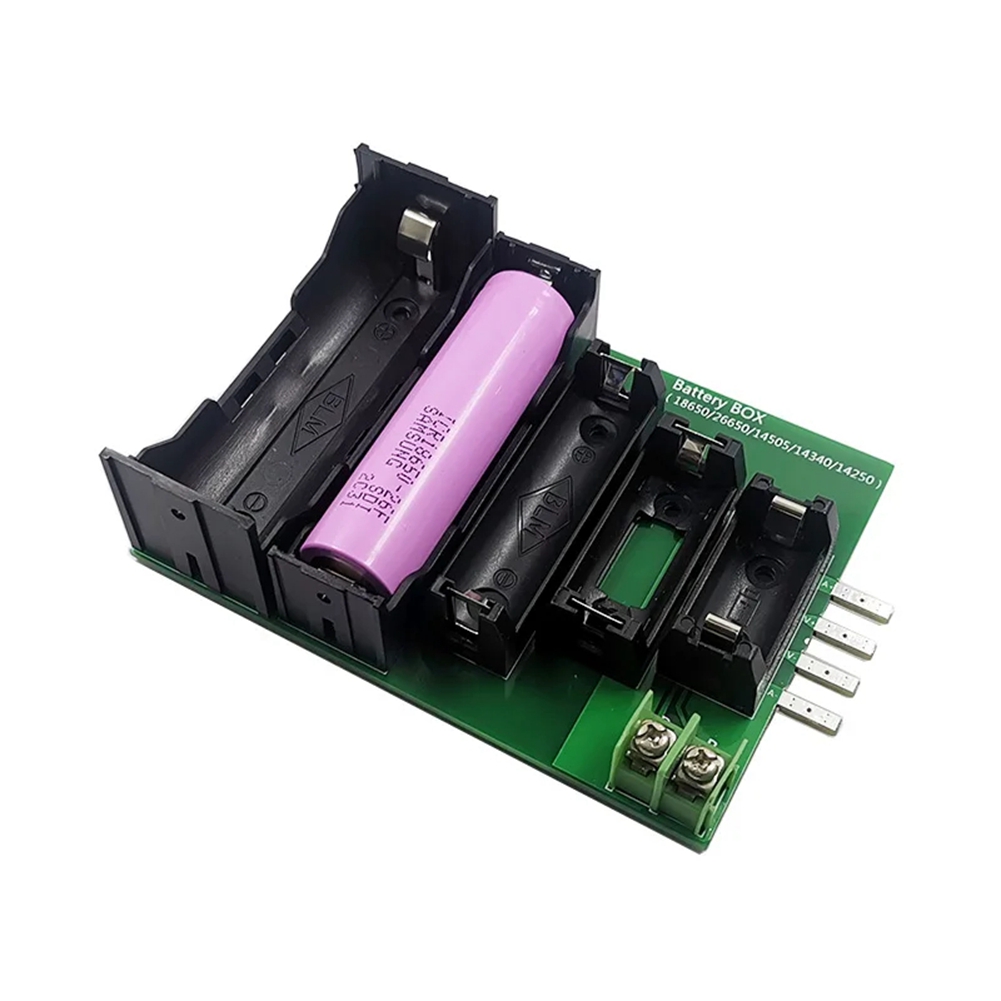 Battery Tester Case 4 & 2-Wire Terminal 18650 26650 14505 14340 1425 Battery Case Holder Test Storage Box for DL24P