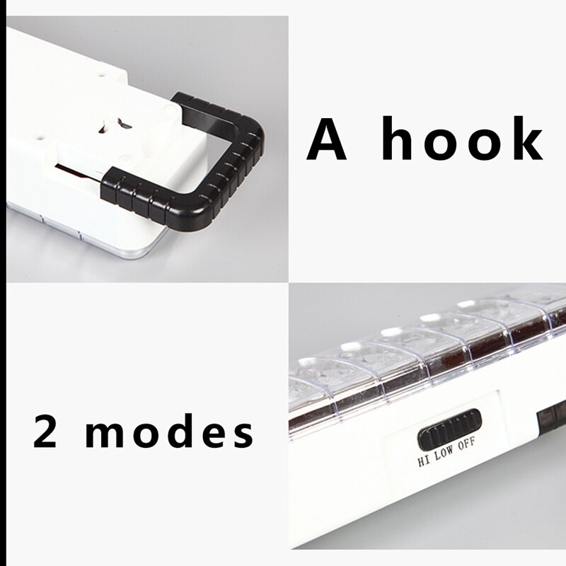 Led Noodverlichting Zaklamp Mini 30 Led 2 Mode Oplaadbare Noodverlichting Lamp Voor Thuis Camp Outdoor