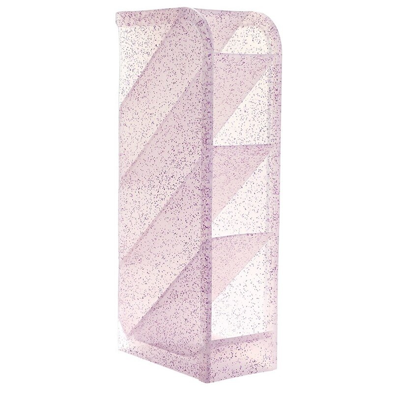 Multi-function Desk Organizer Obliquely Inserted 4 Grid Desktop Pencil Pen Holder Office School Storage Case Desk Accessories