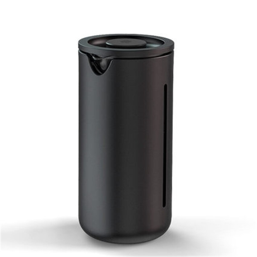 Fransk press kaffe / te bryggare kaffekanna kaffebryggare vattenkokare 450ml glas termos i rostfritt stål för kaffedrycker