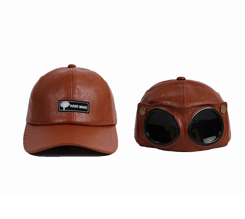 Neue Männer Frauen Pilot Brille Ente Hütte Wilden Studenten Straße Trend Kortex Baseball Kappe: 8 / 48-54cm