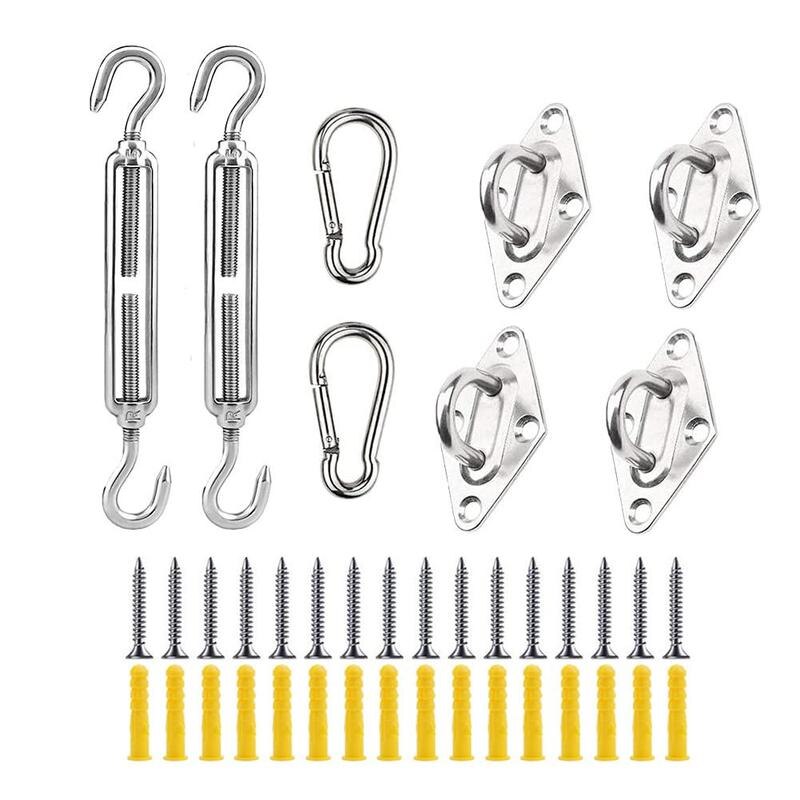 SS304 Telescopische Wave Zonnescherm Netto Installatie Deel Tuin Accessoires Zonnezeil Vaste Onderdelen Luifel Bijpassende Combinatie Suite