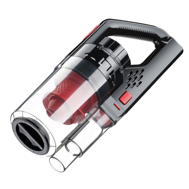 360 Degrees Handheld Vacuum Cordless Powerful Cyclone Suction Rechargeable Vacuum Cleaner Easy Using Quick Charge Wet Dry: Black