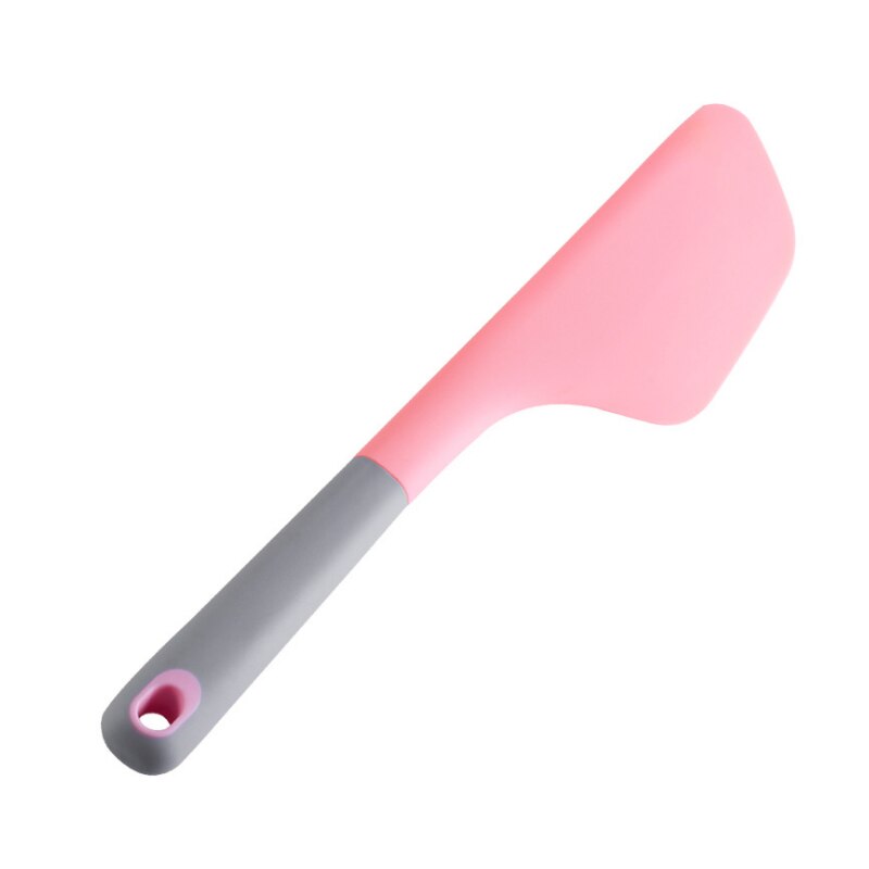 Rschef Bakken Tools Antislip Lange Handvat Grote Taart Schraper Roze Food-Grade Antislip Lange Handvat siliconen Uitstrijkje Mes