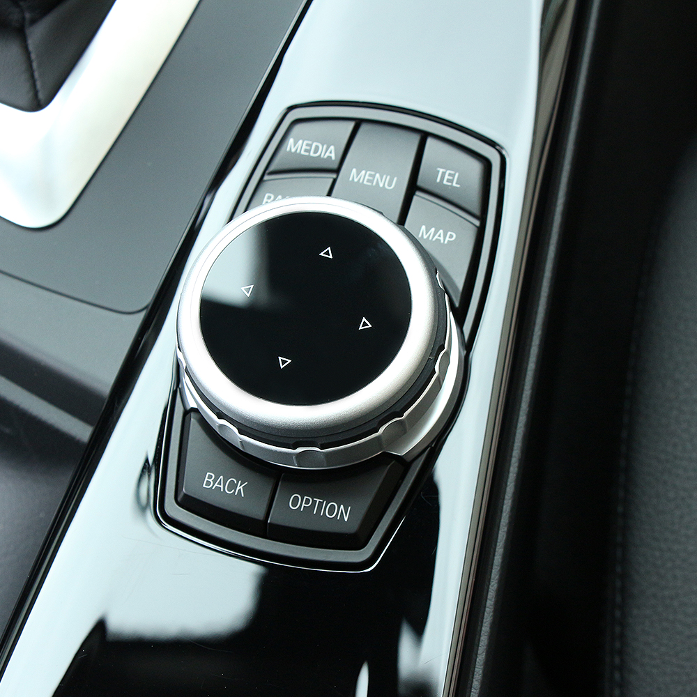 Bil multimedieknapper dækker idrive klistermærker til bmw 1 2 3 5 7 series  x1 x3 f25 x5 f15 x6 16 f30 f10 f07 e90 f11