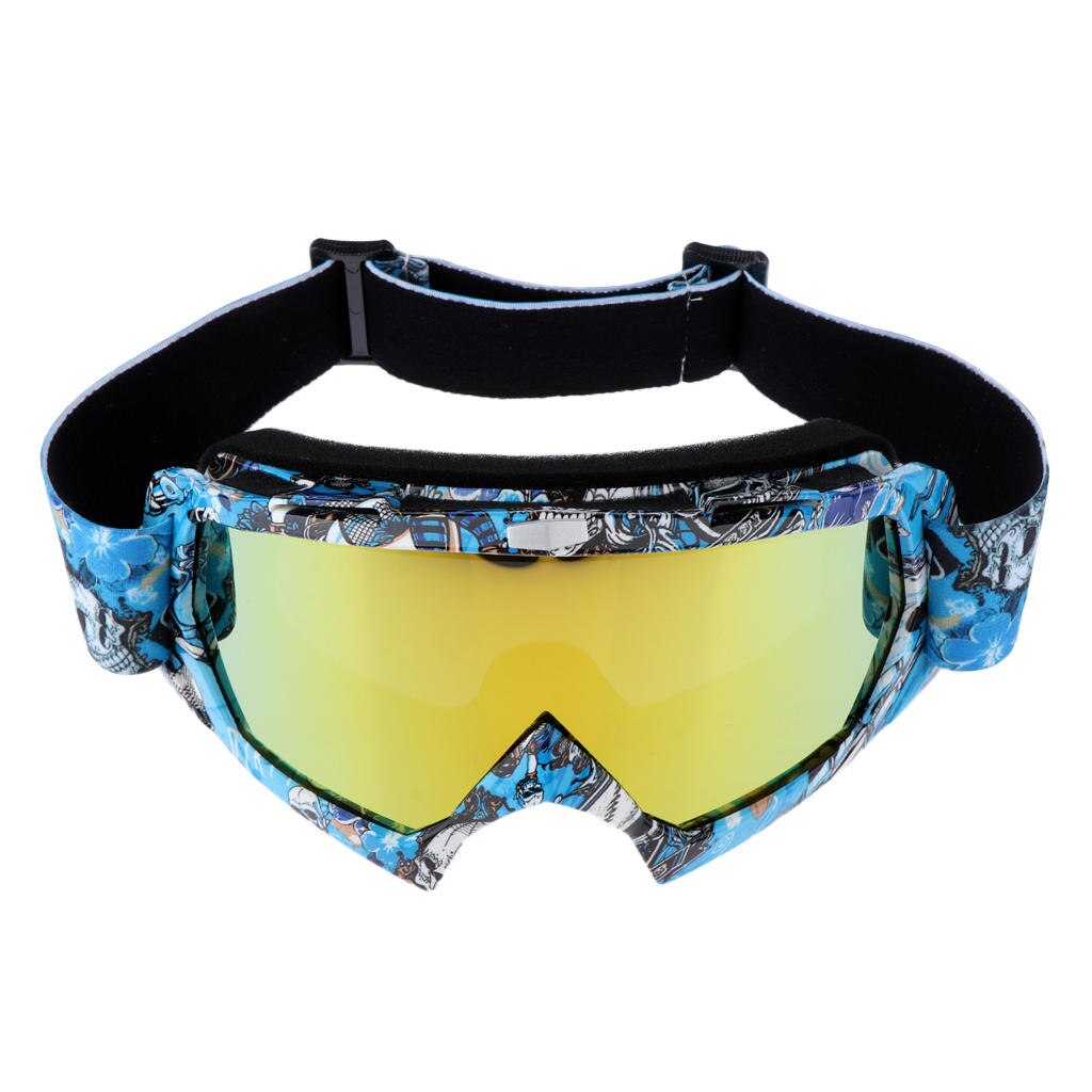 Gogle narciarskie i snowbordowe anty-mgła ochrona UV jazda na nartach okulary przeciwsłoneczne okulary z regulowanym paskiem dla mężczyzn i kobiet