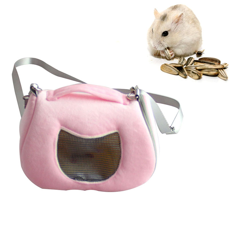 1 Pcs Draagbare Kleine Dier Kooi Diamant Fluwelen Kooi Voor Hamster Egel Huisdieren Nest Speelgoed Reistas Klein Dier Levert
