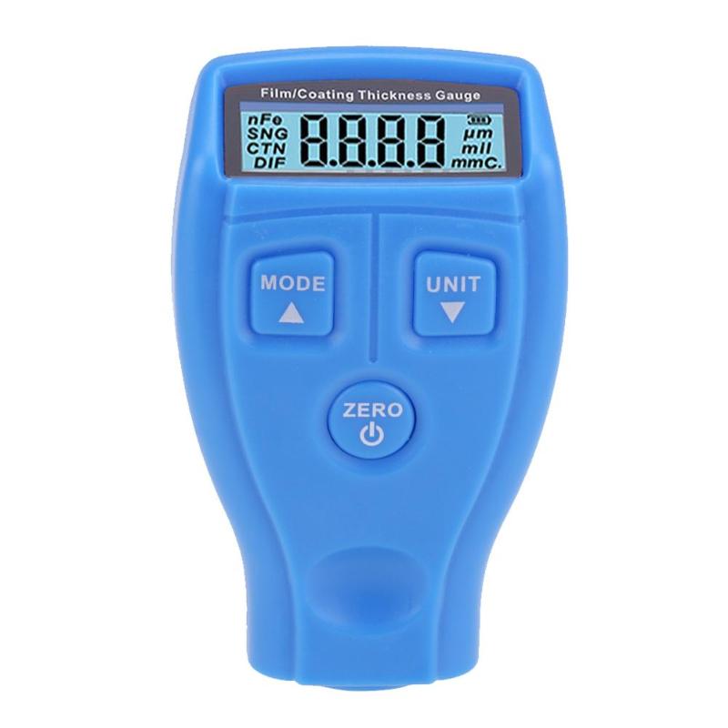 GM200 Coating Schilderij Diktemeter Tester Ultrasone Mini Vernis Film Coating Measure Voor Auto Verf Meter Dikte Gauge: blue English