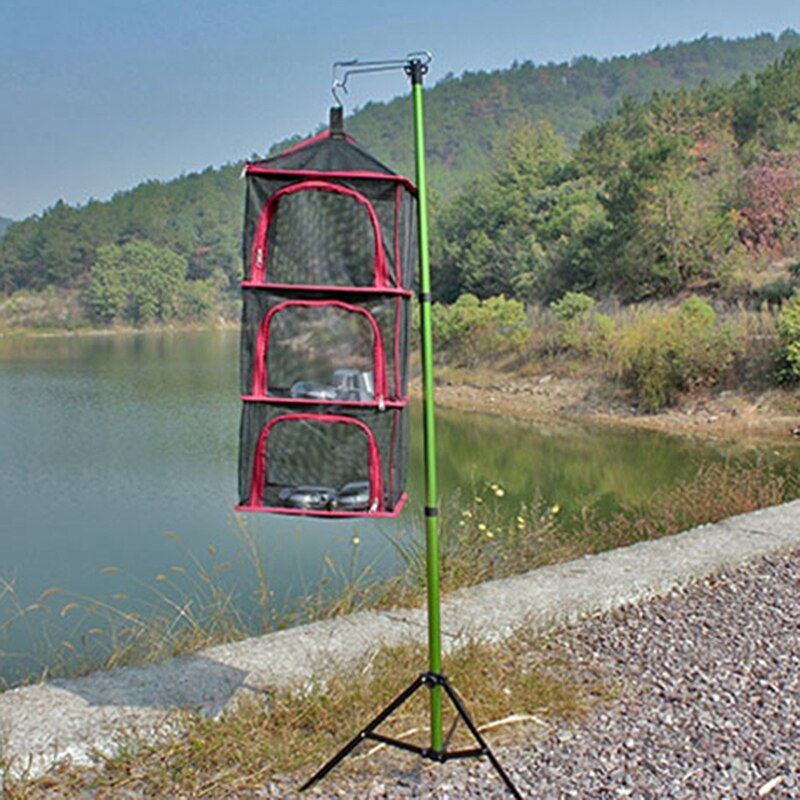 Tent Drying Racks Camping Drying Net Outdoor Hanging Foldable Drying... – Grandado