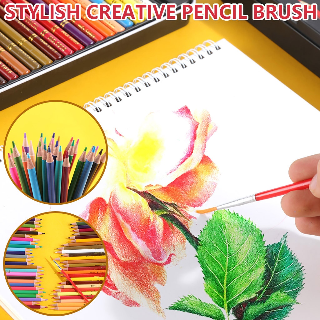 36/72/120 Watercolor Pencils Drawing Pen Art Set Children Kids Painting Sketching Water Color Pencils Kit Drawing Sketching Ne