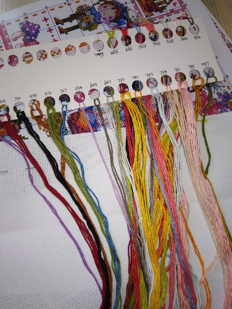 DIY Craft Stich Cross Stitch Bookmark Sunflower Plastic Fabric Needlework Embroidery Crafts Counted Cross-Stitching Kit