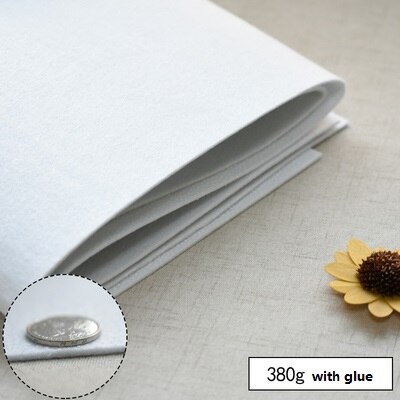 100X100cm Single Side Glue Cotton Polyester Upholstery Filling Quilting Batting Craft Padding interlinings Tela Adhesive: 380g