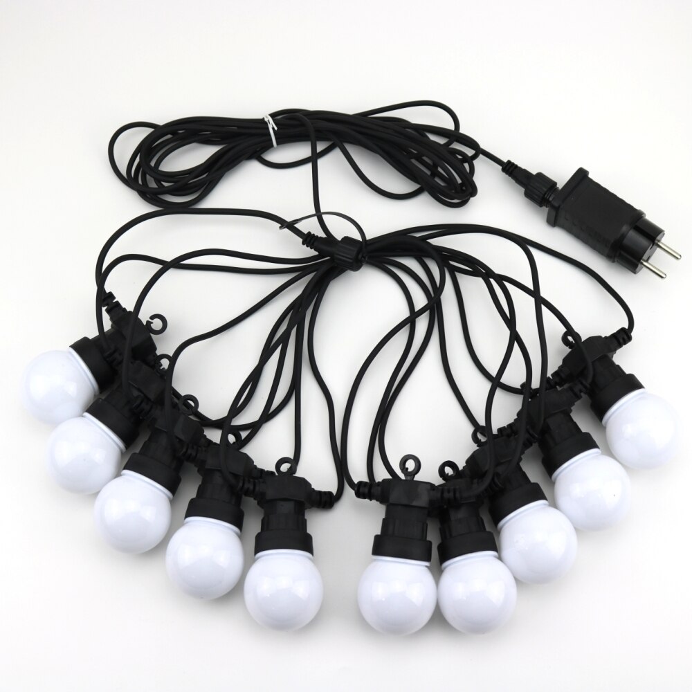 10/20 LED G50 Waterproof Outdoor String Lights Incandescent Edison Bulbs Create Bistro Ambience On Your Patio - Commercial Grad