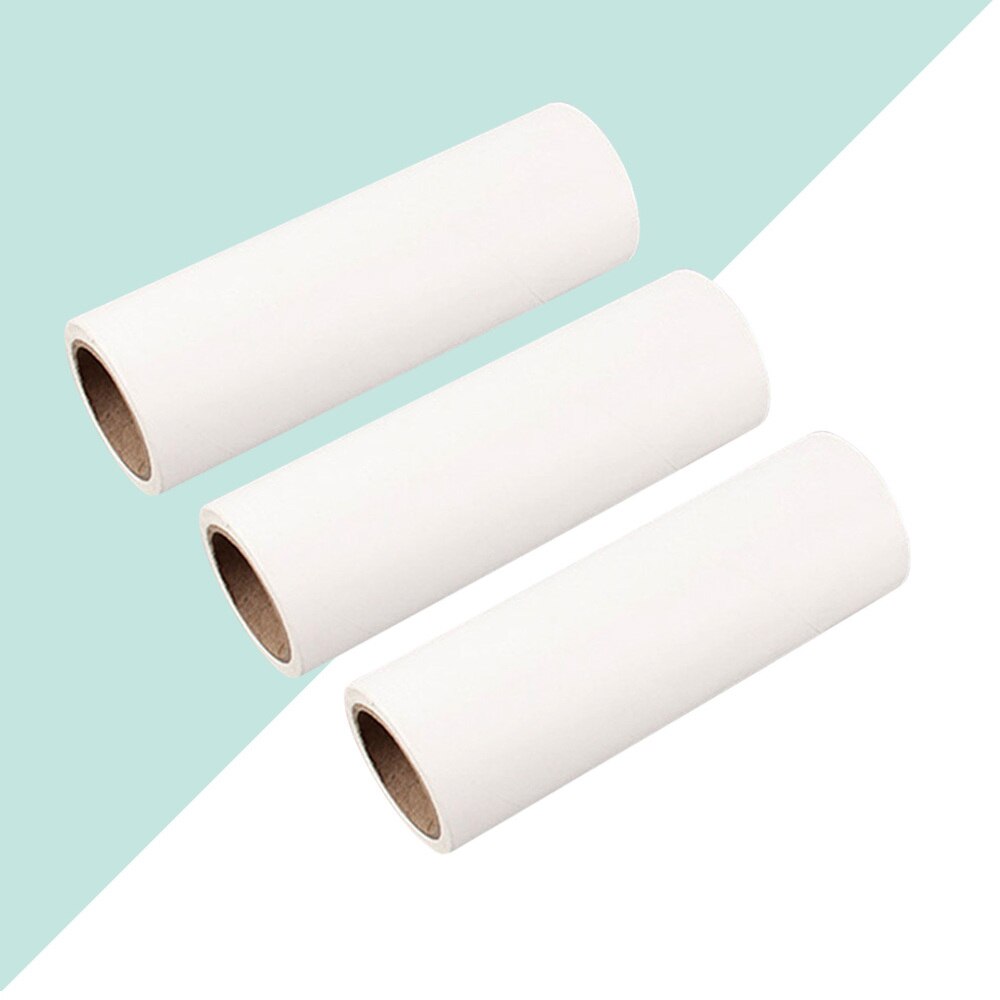 90 Sheets Sticky Paper Practical Safe Convenient Useful Roller Adhesive Paper Lint Roller Sticky Paper Hair Remover Accessories