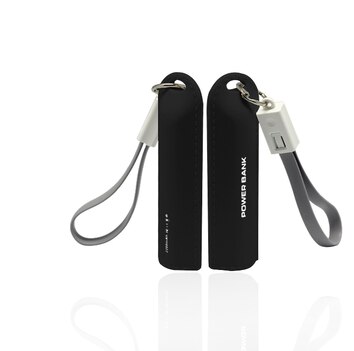 Power Bank Mini 18650 5200 Mah Power Bank Lading Powerbank 5200 Mah Poverbank Draagbare Externe Batterij Oplader Bateria Externa: black with lighting