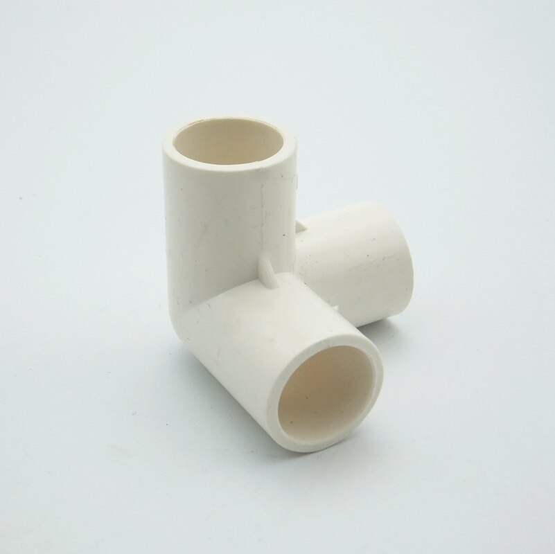 20mm ID 3 Way PVC Tube Joint Pipe Fitting Coupler Adapter Water Connector For Garden Irrigation System DIY