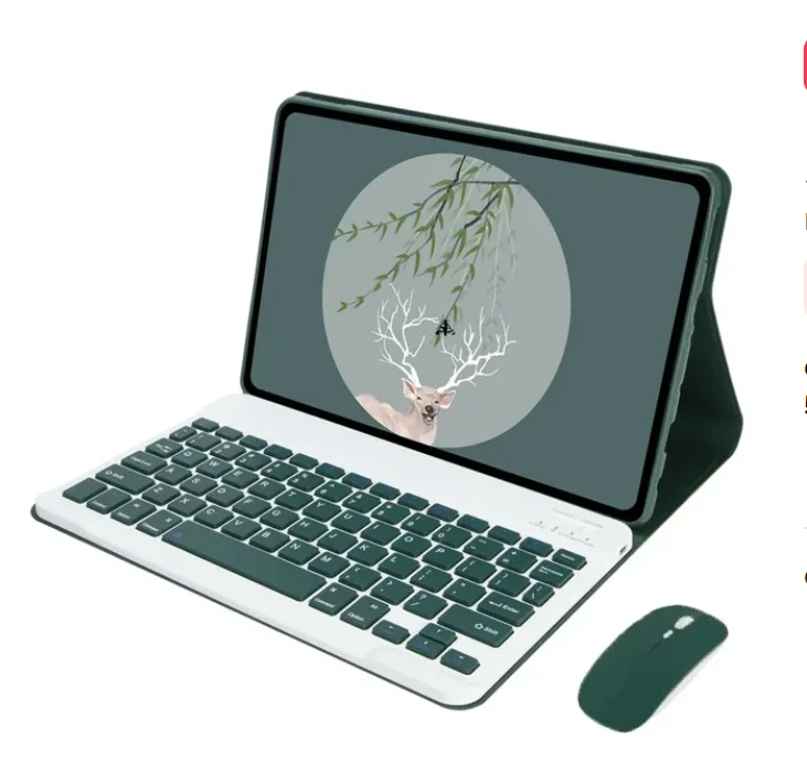 Funda con teclado para Huawei MatePad 11,5 pulgadas 2023 BTK-W00/BTK-W09/BTK-AL09 Tablets Funda para teclado para MatePad 11,5 2023 Funda: Doce / Azul