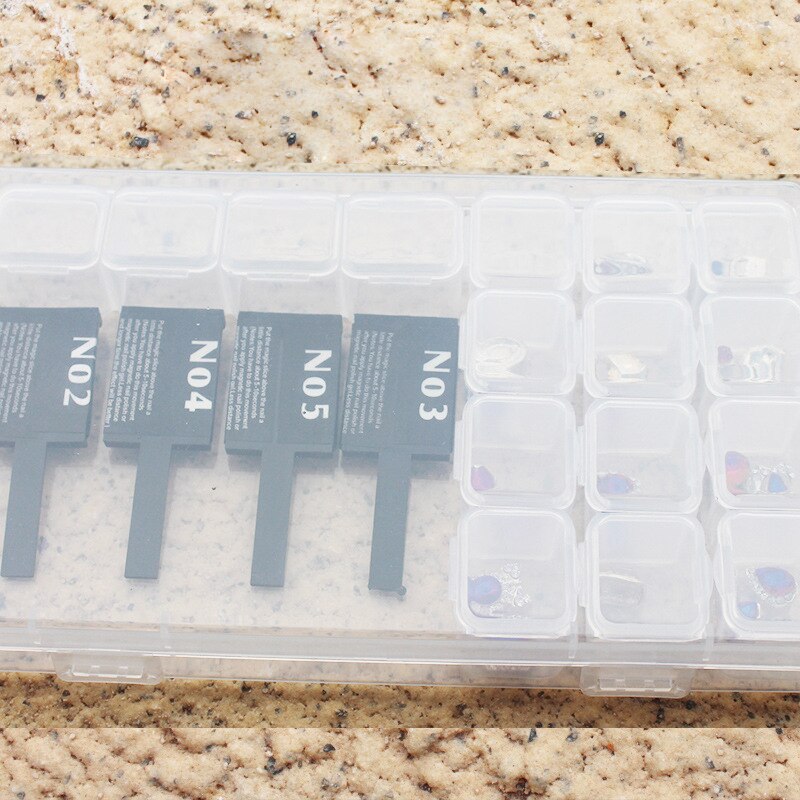Opbergdozen Voor Diamant Schilderij 28 Grids Container Demonteerbare Diamant Schilderij Doos Borduurwerk Accessoires