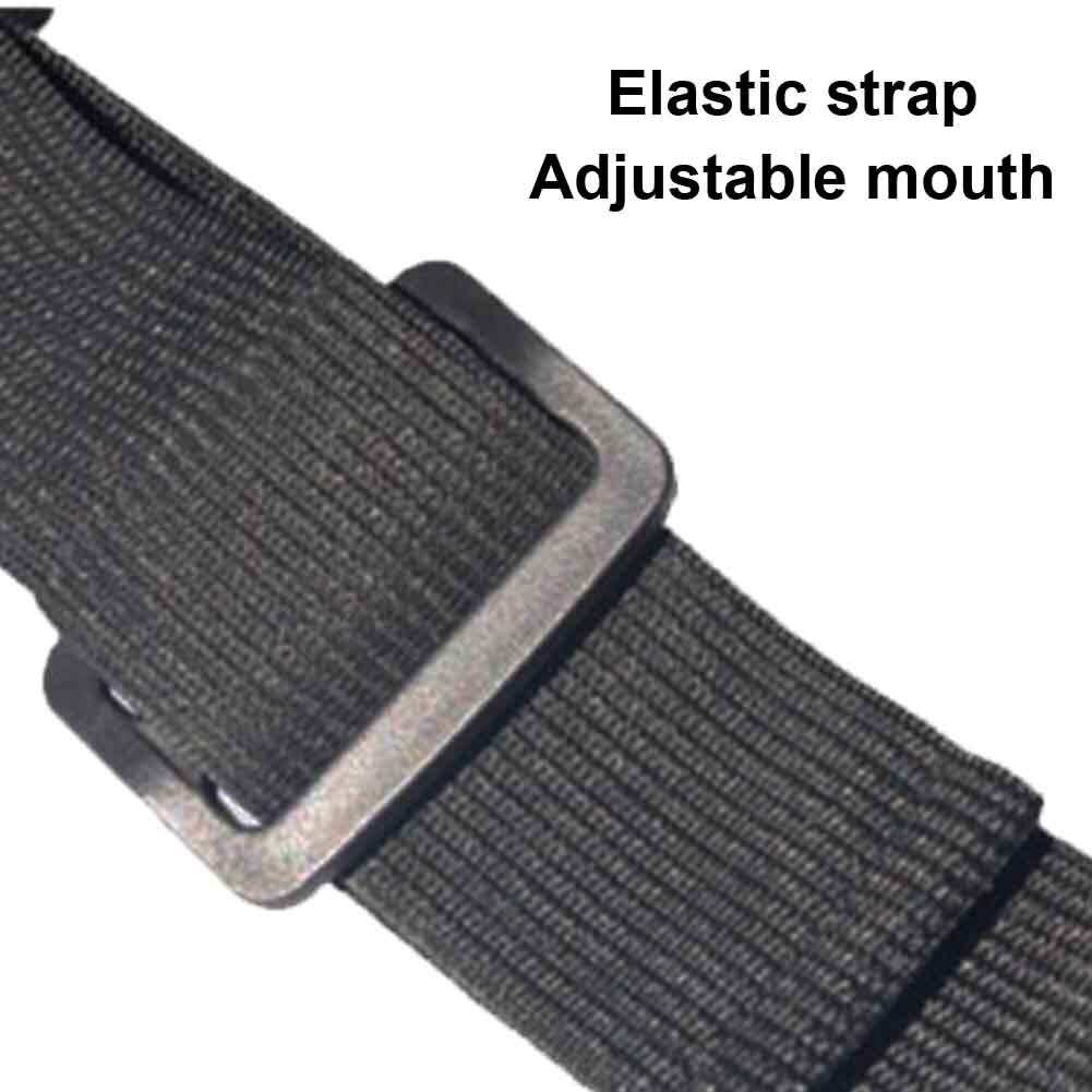 For Car Seat Waist Protecter Lumbar Roll Universal Black Adjustable Buckle Office Chairs Low Back Support Travel Fatigue Relief