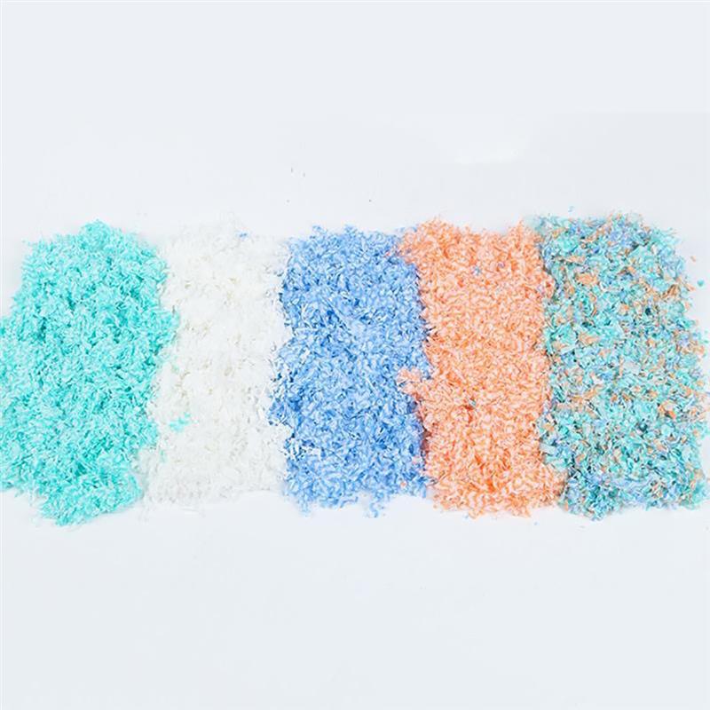 Cama suave de algodón para hámster, jaula de papel para mascotas pequeñas de 38oz, colorida, con absorción de orina para roedores, hámsters y ratas