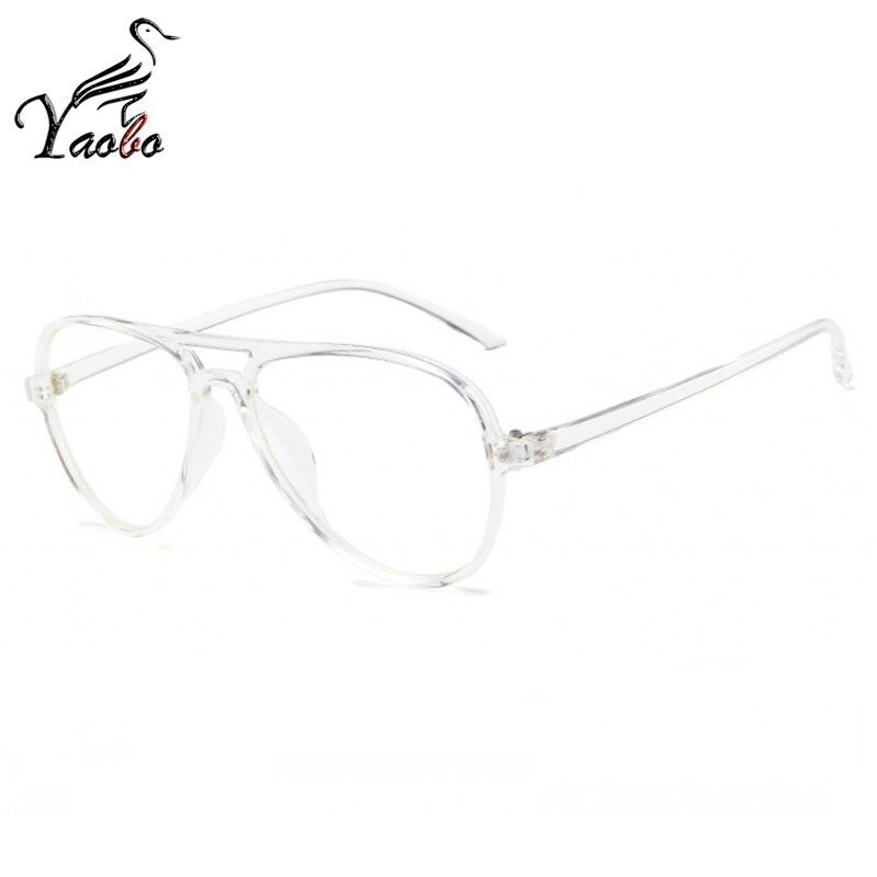 Top Transparent Aviation Glasses Frame Women Vintage Clear Frame Glasses Plastic Eyeglass Frames Female Eyewear