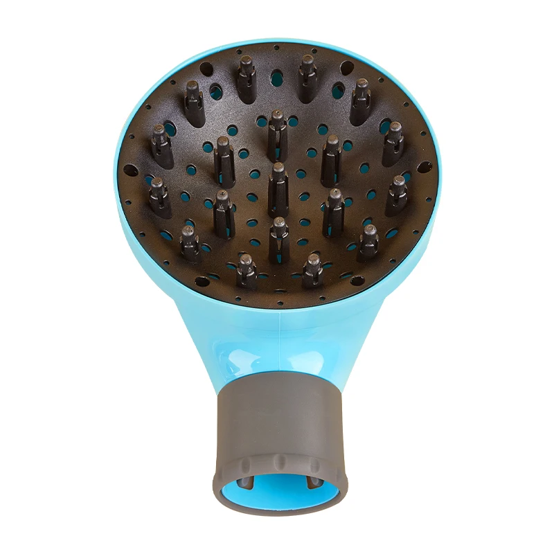1pcs Universele Föhn Diffuser Blower Haardroger Diffuser Wind Cover Kapper Salon Kappers Droger Haar Krul Styling Tool: Blauw