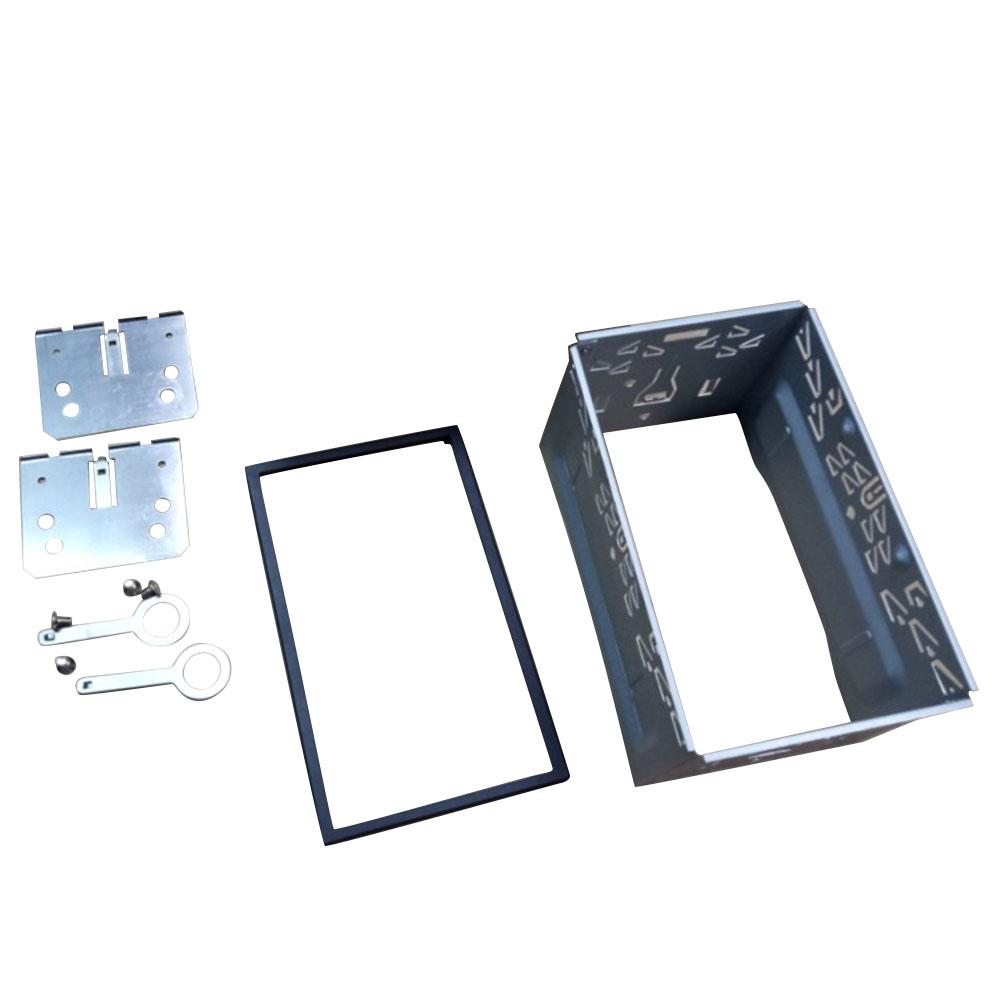 Double DIN Installation Dash Kit Durable Radio Head Unit Installation Frame Fittings Kit Universal for Automotive Radio Player B
