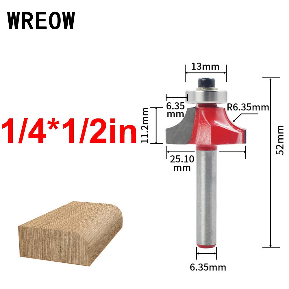 1/4inch Shank Wood Router Bit Straight End Trimmer Milling Cutter clean flush trim corner round cove box bits tools Mill Cutt