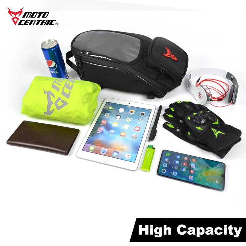 MOTOCENTRIC Motorbike Tank Bag Waterpoof Large Capacity Motorcycle Oil Fuel Pack Riding GPS/Phone Navigation Oil Tank Bag