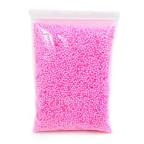 Bunte Schaum Perlen Schleim Schlamm Licht Kugeln Tiny Schnee Hinaus Charms für Schleim Liefert Partikel Zubehör Anti-Stress-Spielzeug: Deep Pink