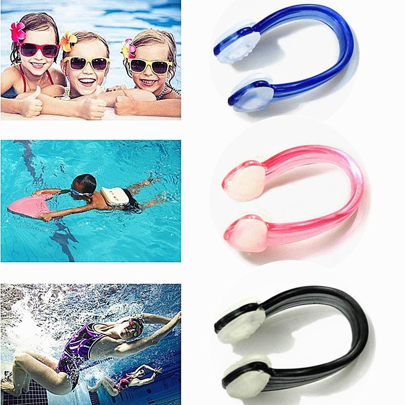 Soft Nose Clip Unisex Silicone Swimming Nose Clips Waterproof Nose Clip for Children Adult Water Sports Accessories