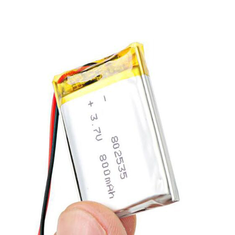 800mAh 3,7 V 802535 Lithium-Polymer Li-Po Akku Für bluetooth lautsprecher MP5 GPS DVD PDA PDA LED Licht Li-ionen-zelle