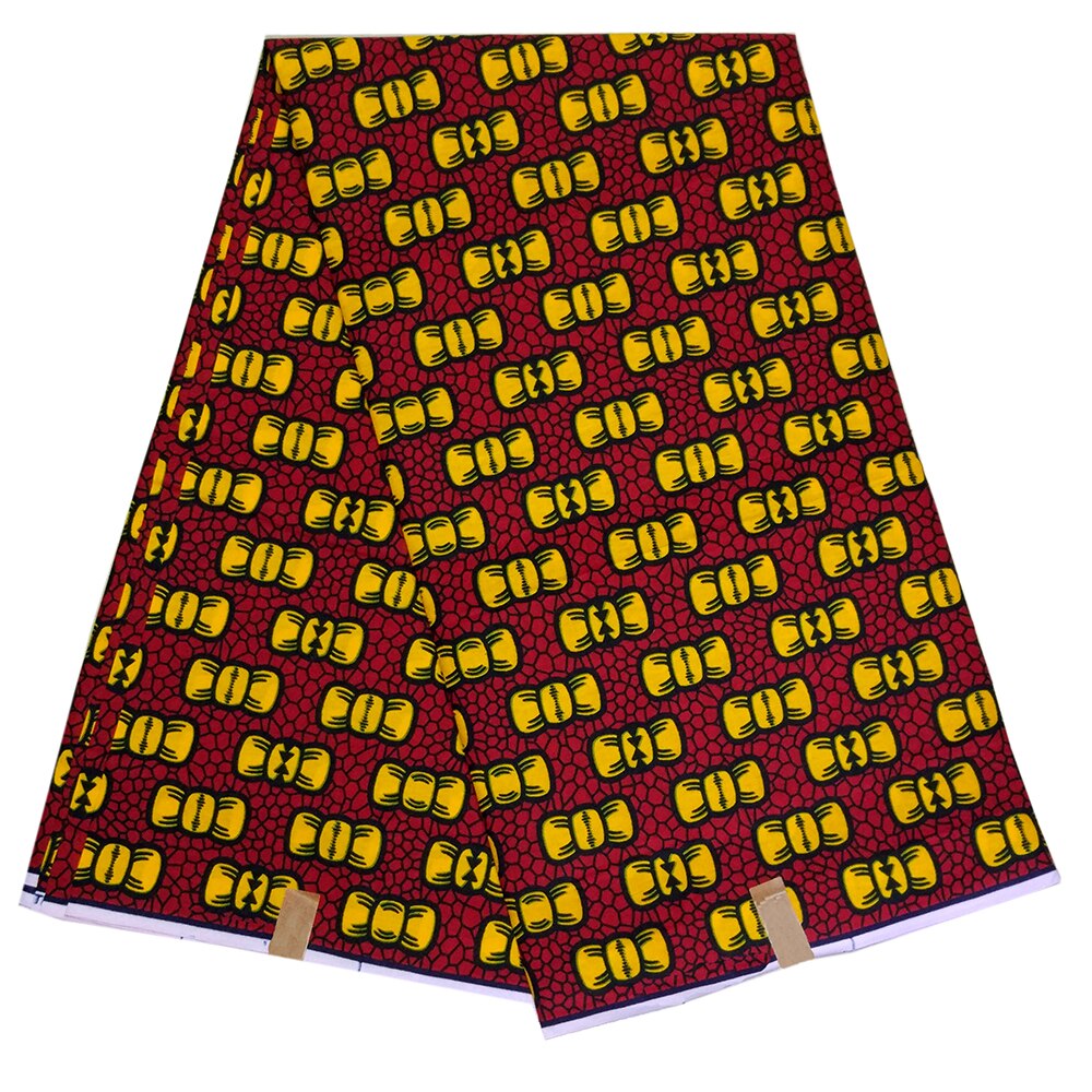 100% Cotton Veritable 6yard/lot Ankara African Wax Print Fabric African Ankara Fabric: Default Title