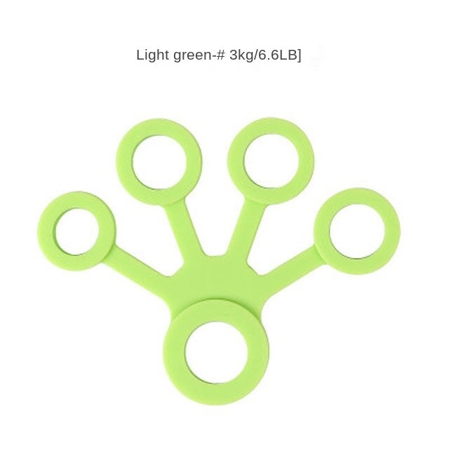 Expansor de mano de silicona de 3-4KG, ensanchador de entrenamiento para dedos, bandas de resistencia para muñeca, ejercicio, Fitness: Beige