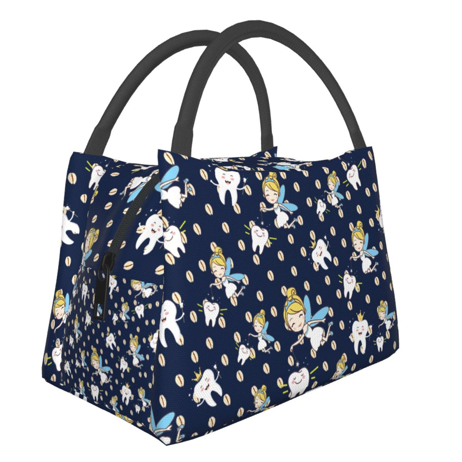 Leuke Roze Verse Koeltassen Verpleegkundige Print Waterdichte Oxford Doek Draagbare Rits Thermische Lunch Tassen Voor Vrouwen Lunch Voedsel Zakken: 436751989