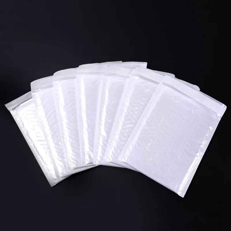10-100 sztuk kopert bąbelkowych Hurtownia białych wyściełanych kopert robić pakowania prezentów samoprzylepnych Torby wysyłkowe Koperta bąbelkowa