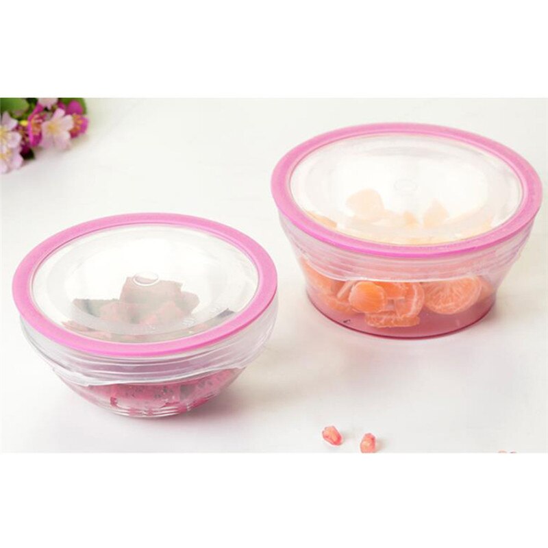 TTLIFE Food Wraps Reusable Silicone Food Fresh Keeping Sealed Covers Silicone Seal Vacuum Stretch Lids Saran Wraps Organization