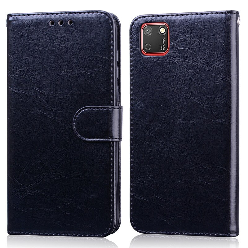 per Huawei Y5p custodia portafoglio coperchio custodia in pelle Flip retrò per Huawei Y5p custodia per telefono sottile Fundas per Huawei Y5P custodia magnetica in Tpu: nero