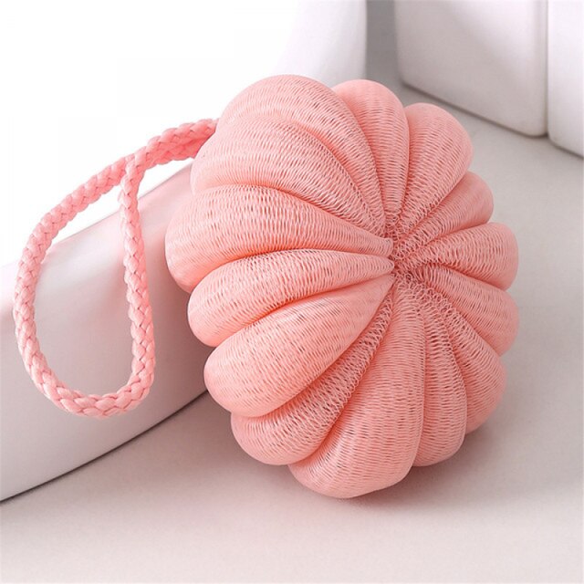 Bad Bubble Bal Zachte Douche Mesh Schuimende Spons Schoonmaken Tool Body Massage Cleaning Douche Brush Cleaner Voor Kinderen Volwassen: Pink