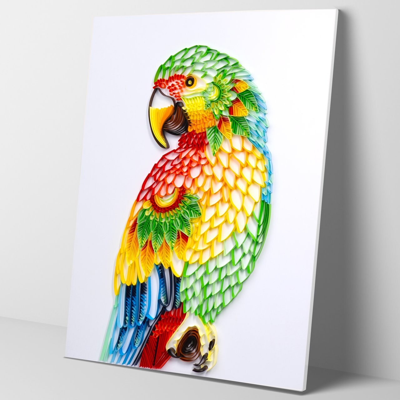 Quilling Paper Filigree Painting Quilling Kits Paint Wise Parrot Exquite DIY Craft Beautiful Wall Decoration Best 20 Inch