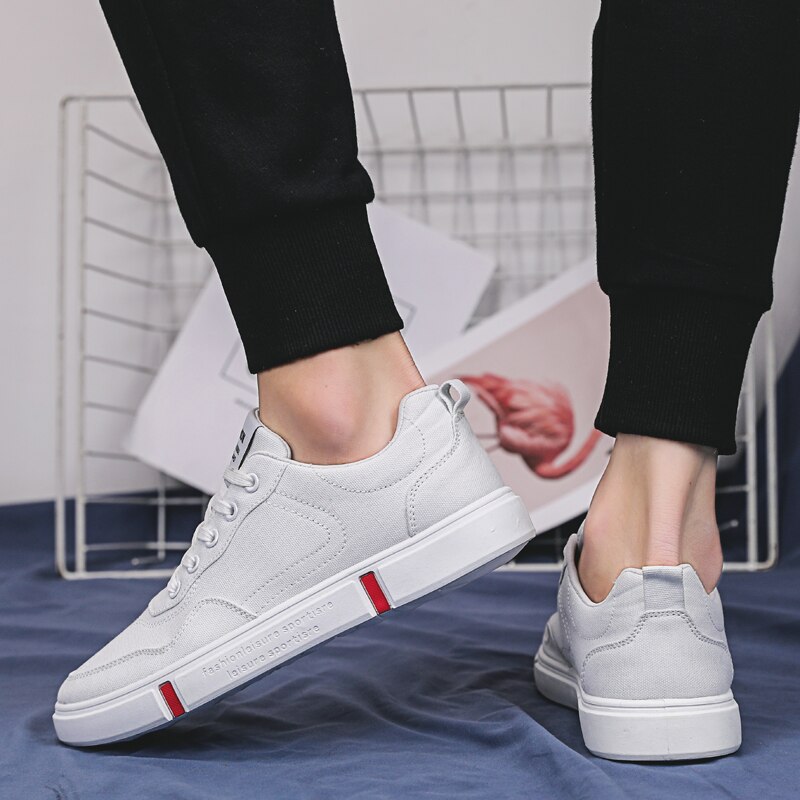 Sneakers mænd klassiske skateboard sko åndbare blonder fritidssko sportssko mænd sko sneakers