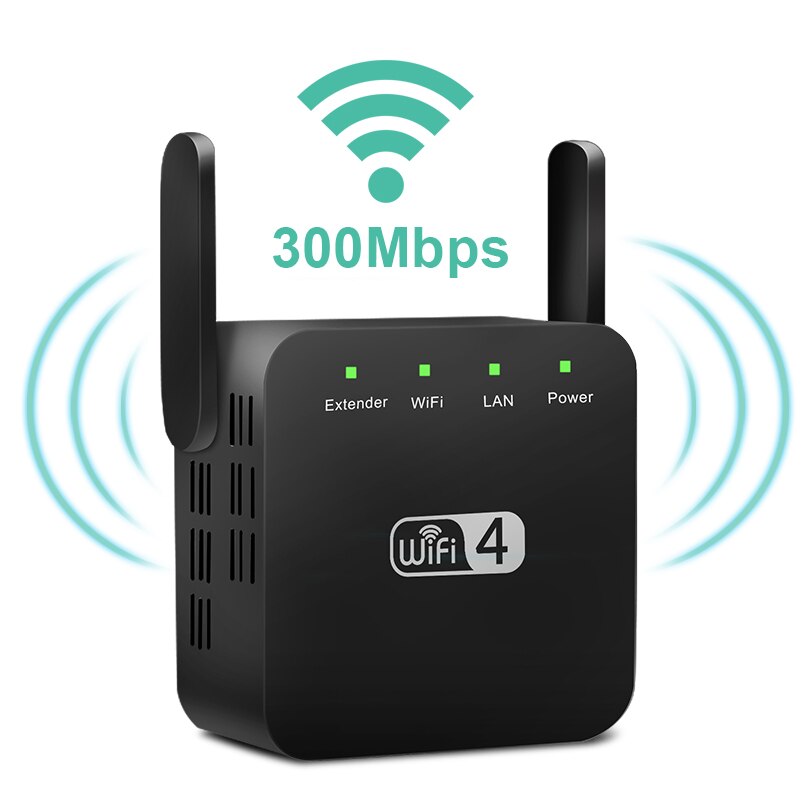 300Mbps WiFi Repeater Pro 300M Amplifier Network Expander Router Power Extender Roteador 2 Antenna for Router Wi-Fi