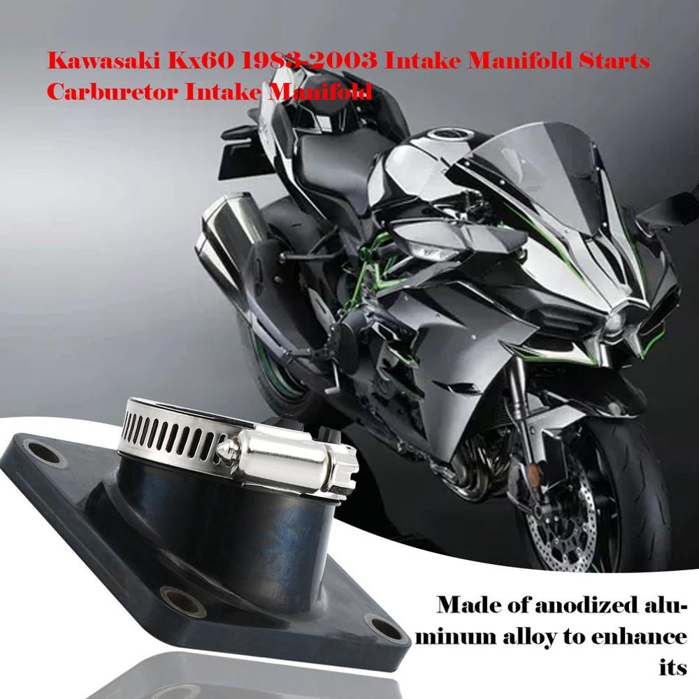 til kawasaki  kx60 1983-2003 inntaksmanifold starter forgasserinntaksmanifold perfekt passform til gummigrensesnittet