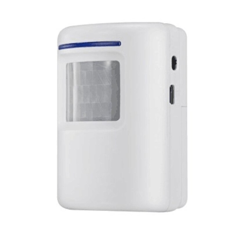 Home Security Alarm, Wireless Driveway Alert: Infrared Motion Sensor Chime with 1 Receiver and 1 Sensor -38 Chime Tunes - LED In