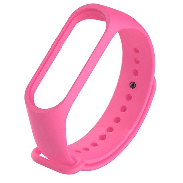 Upea värikäs ranneke rannerengas mi band 4 xiaomi mi band 3 hihna pulseira mi band 4 3 xiaomi correa mi band 4 hihna: Vaaleanpunainen