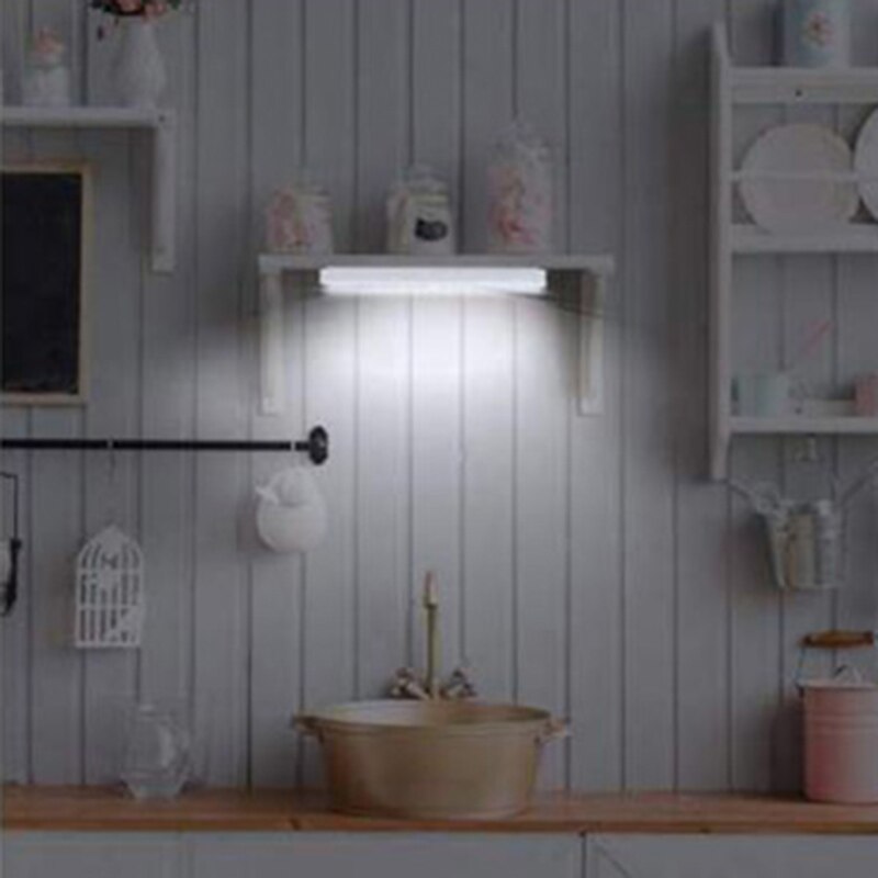 Intelligent Menselijk Lichaam Infrarood Sensor Led Kast Licht Garderobe Licht Gang Sensor Wit Warm Licht Nachtlampje